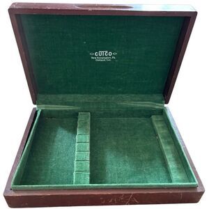 Cutco Wood 8-Slot Case For Steak Knives *Empty*